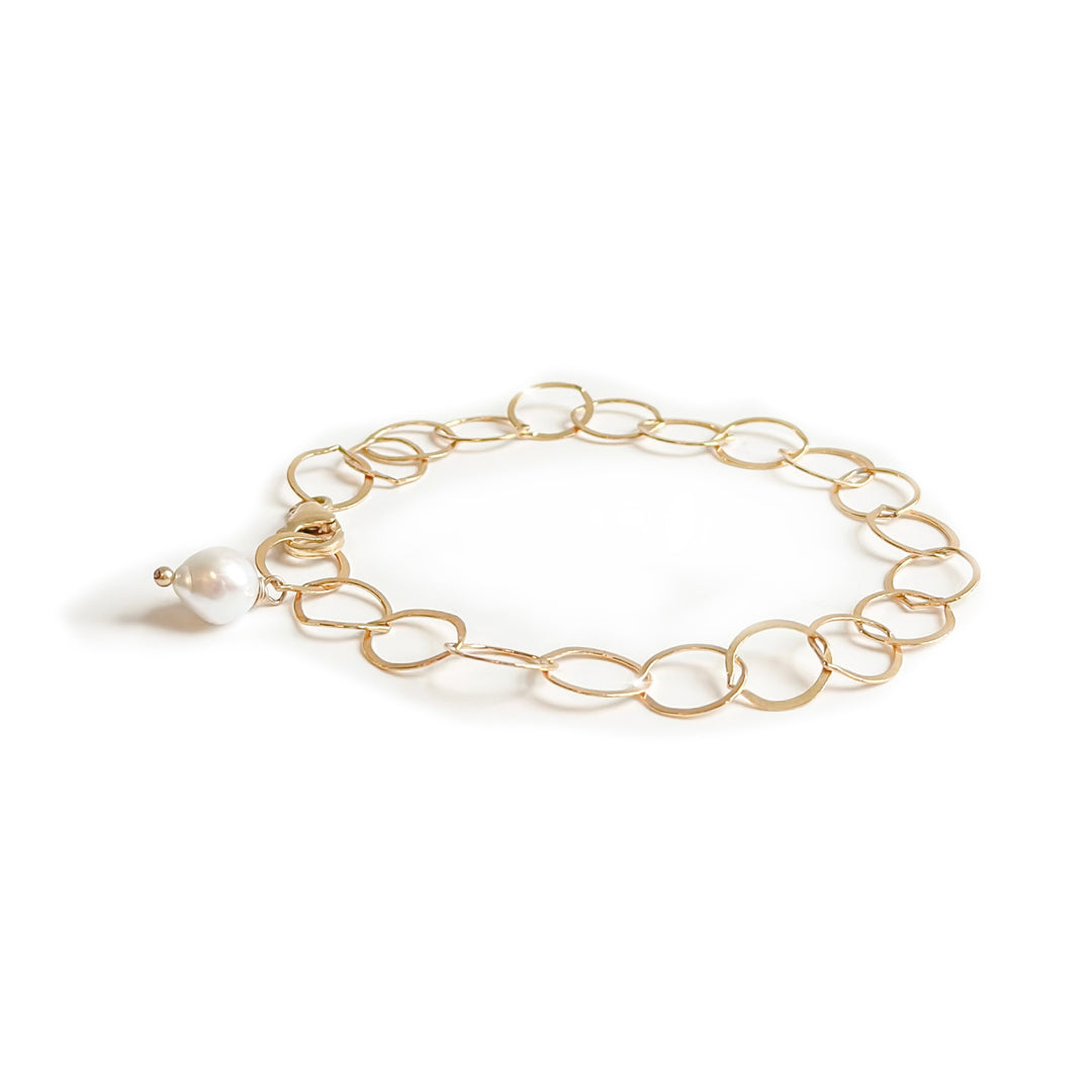 Sue Pearl Bracelet | Gold-Filled Beaded Design