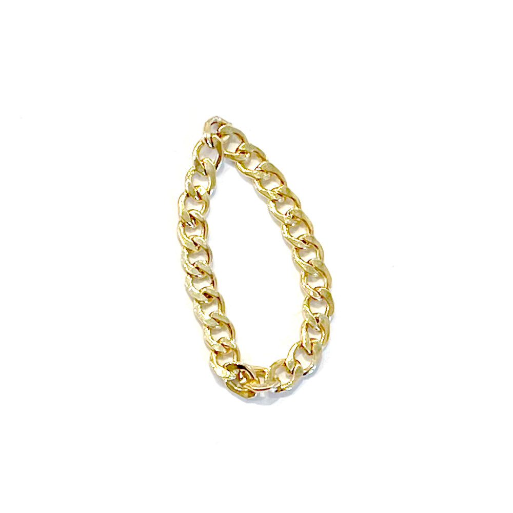 Gold Bracelets for Women - Lane Woods 14K Gold Plated Wide Cuban Curb Link Bracelet