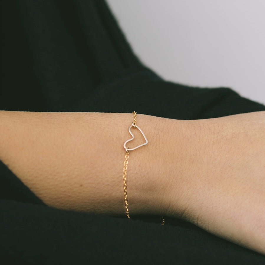 Lucy Open Heart Bracelet