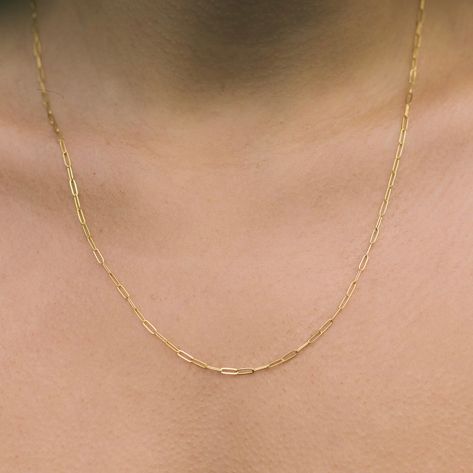 Tiffani Paperclip Link Necklace