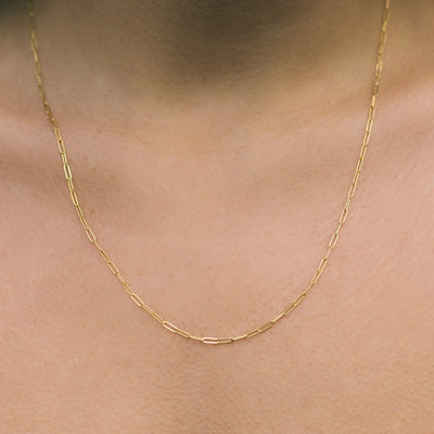 Tiffani Paperclip Link Necklace