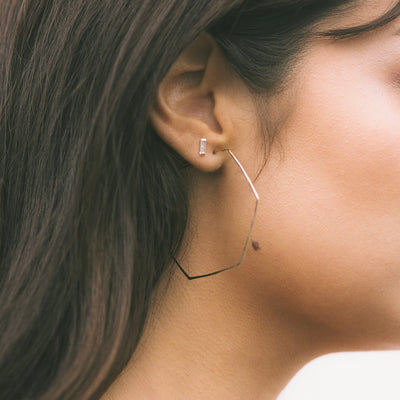 Geometric Hoop Earrings