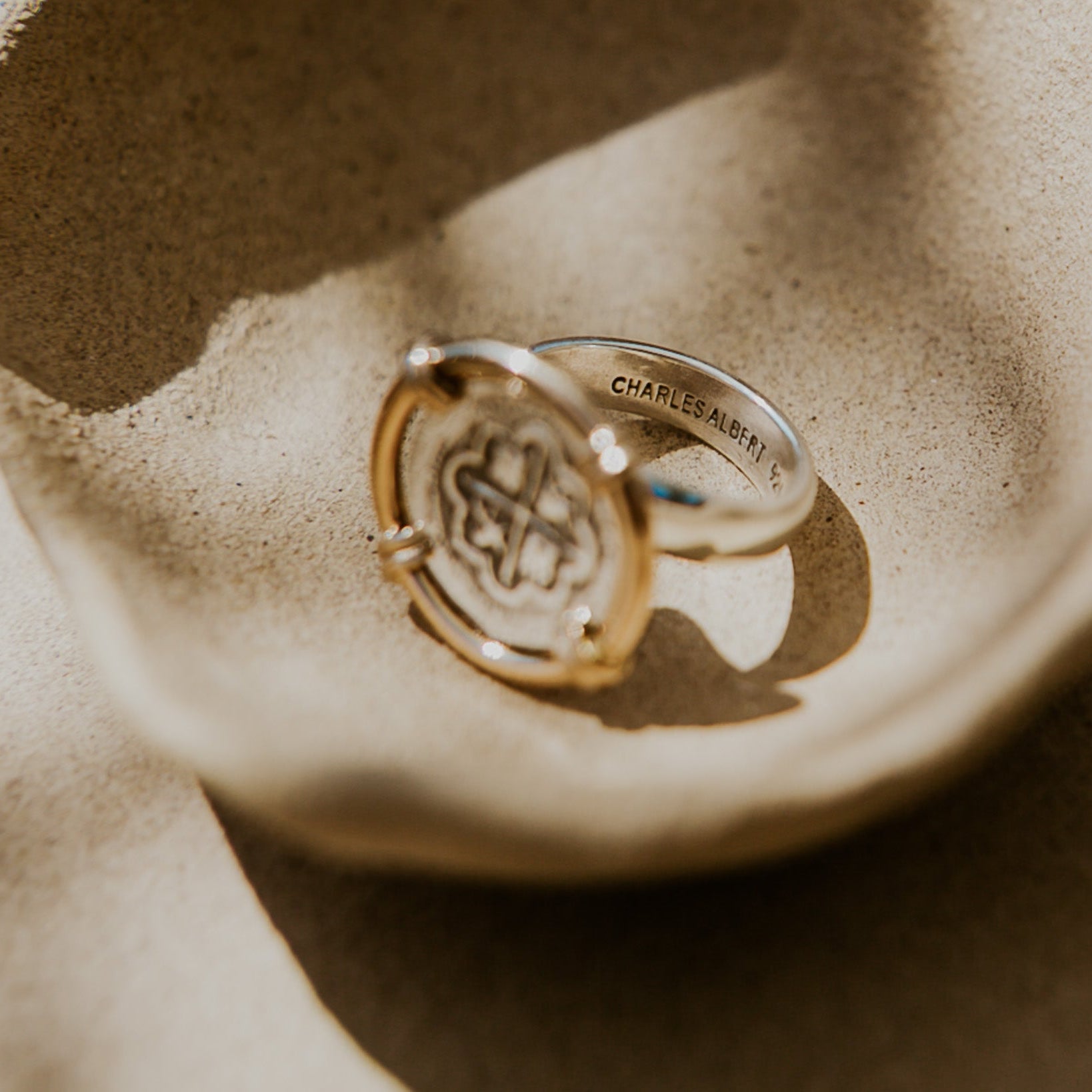 Charles Albert® Alchemia Spanish Coin 'La Costa' Adjustable Ring