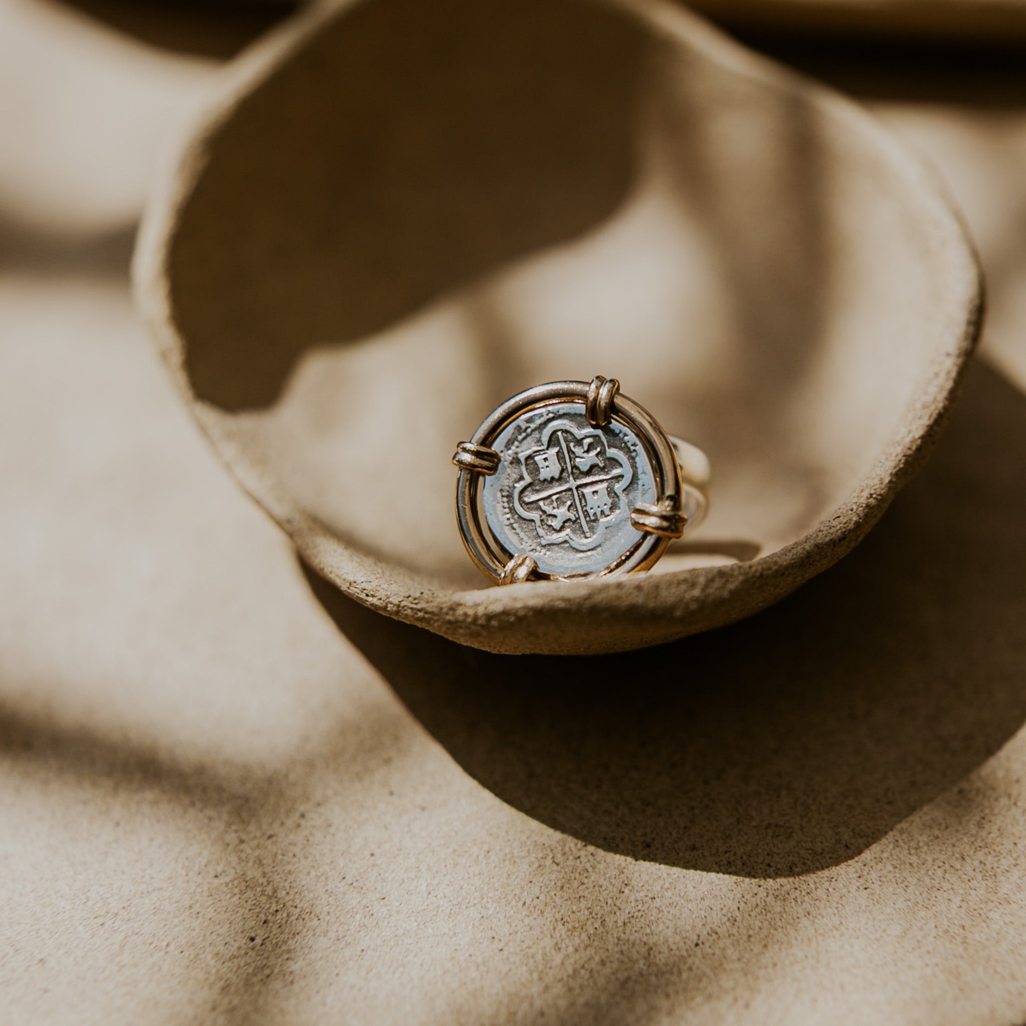 Charles Albert® Alchemia Spanish Coin 'La Costa' Adjustable Ring