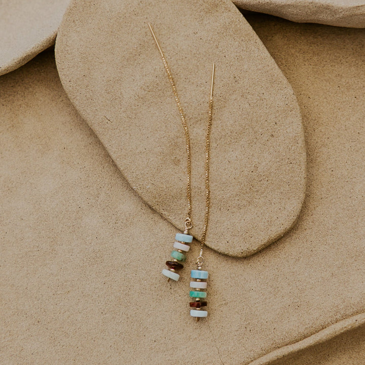 Caribbean Dream Threader Earrings