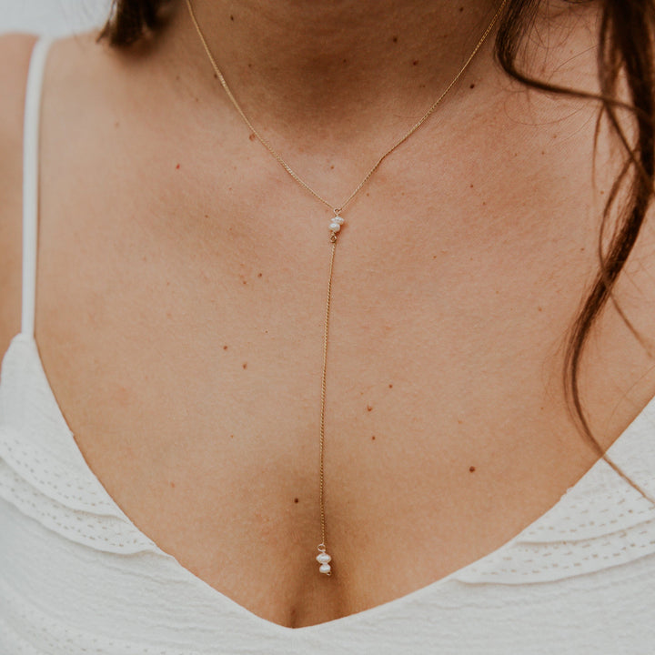 Golden Hour Y Necklace