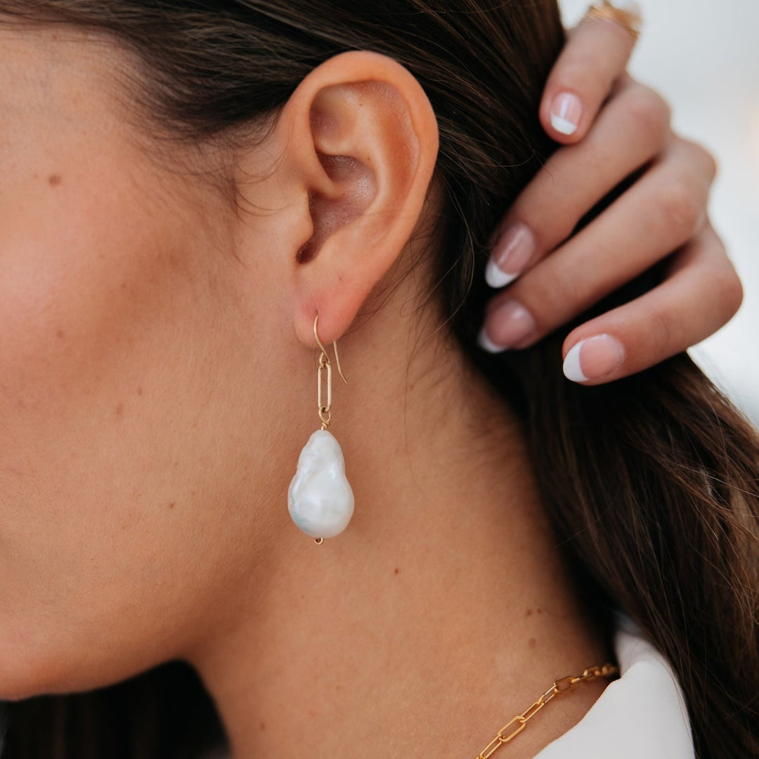 Baroque Pearl Earring 