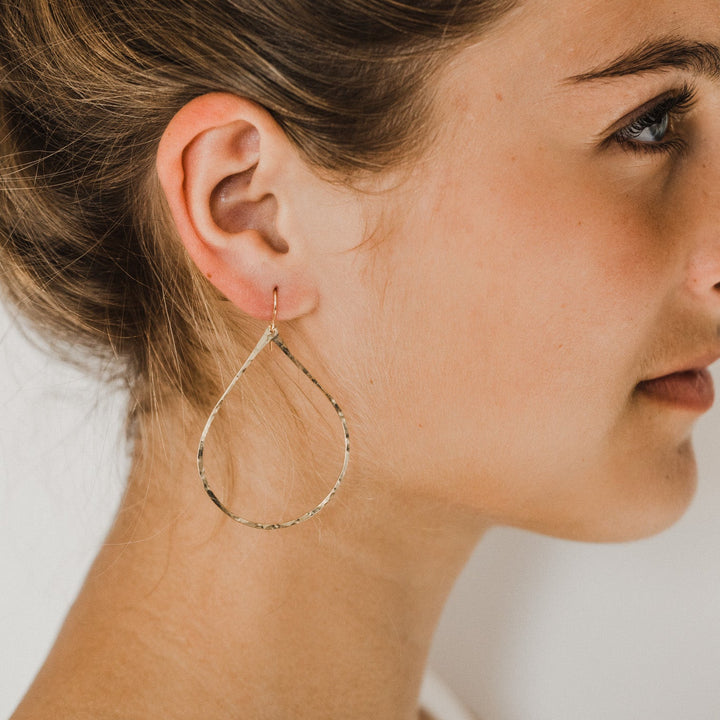 tear drop 14k gold fill earrings