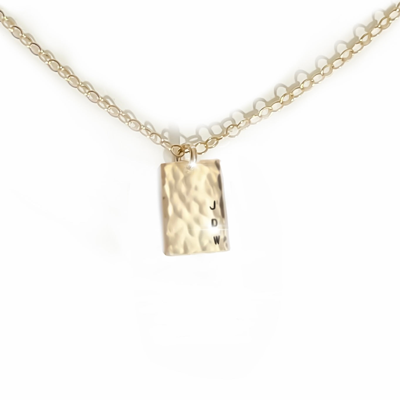Rectangle Tag Necklace