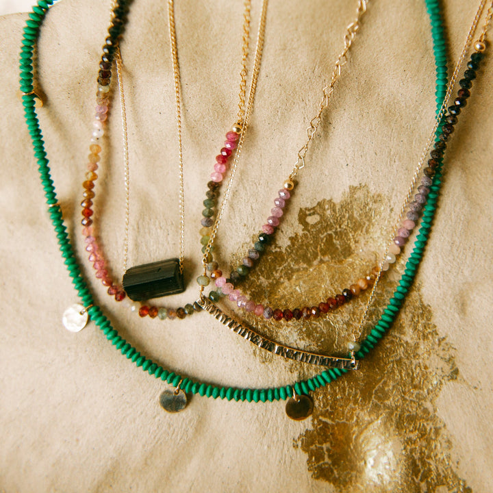 Teressa Lane Jewelry Colorful Beaded Necklace Collection with Layered Designs and Unique Stones