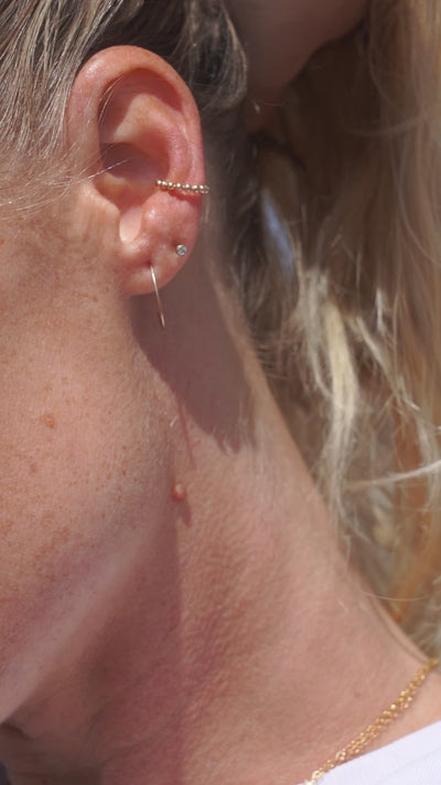 Holly Beaded Ear Cuff Earring