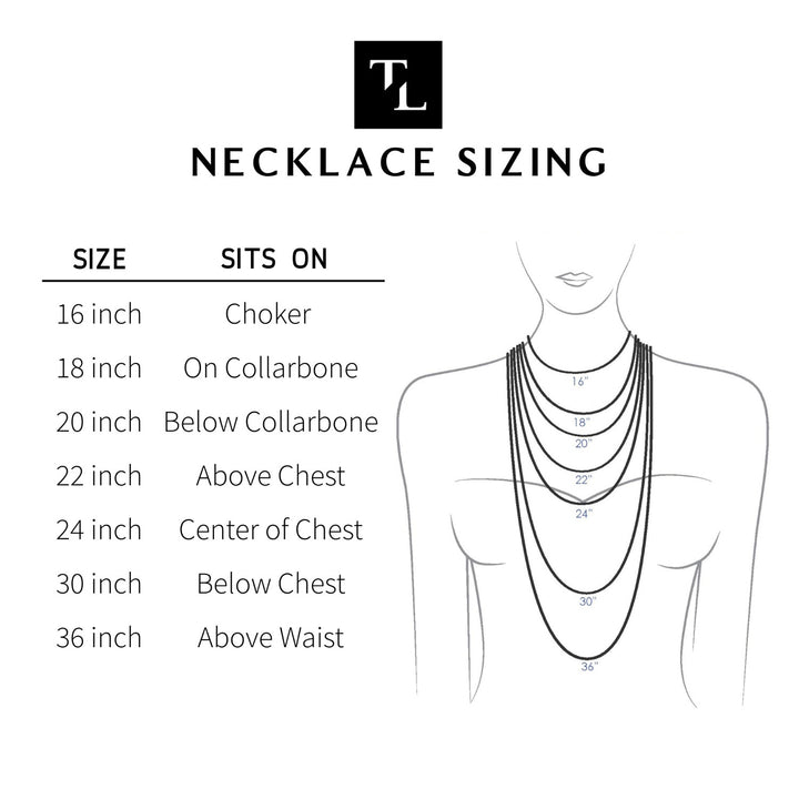 Cleo Necklace Sizing