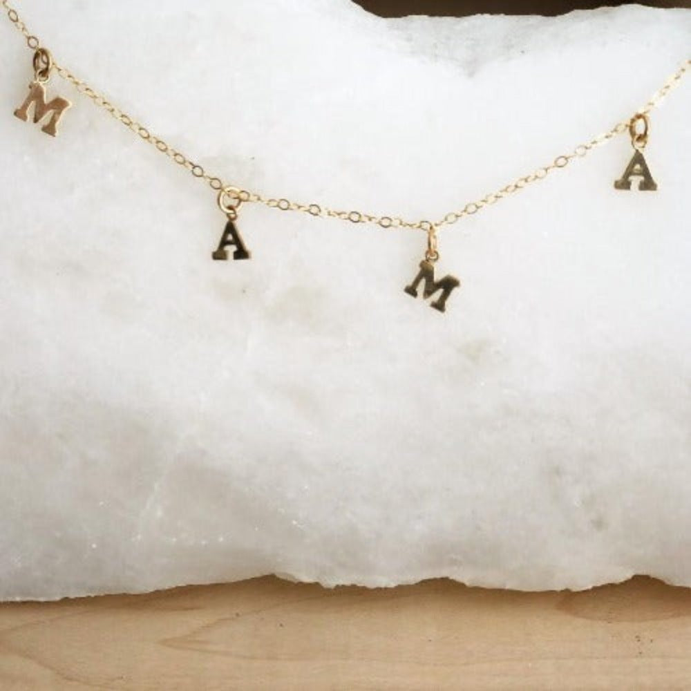 Wendy Letter Necklace