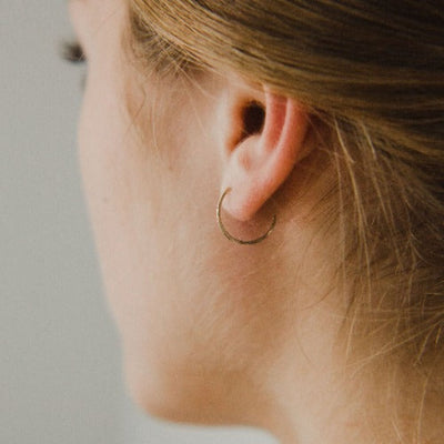 Lindsay Threader Hoop Earrings