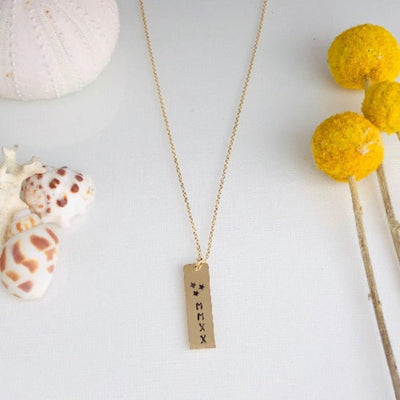 Graduate Bar Necklace