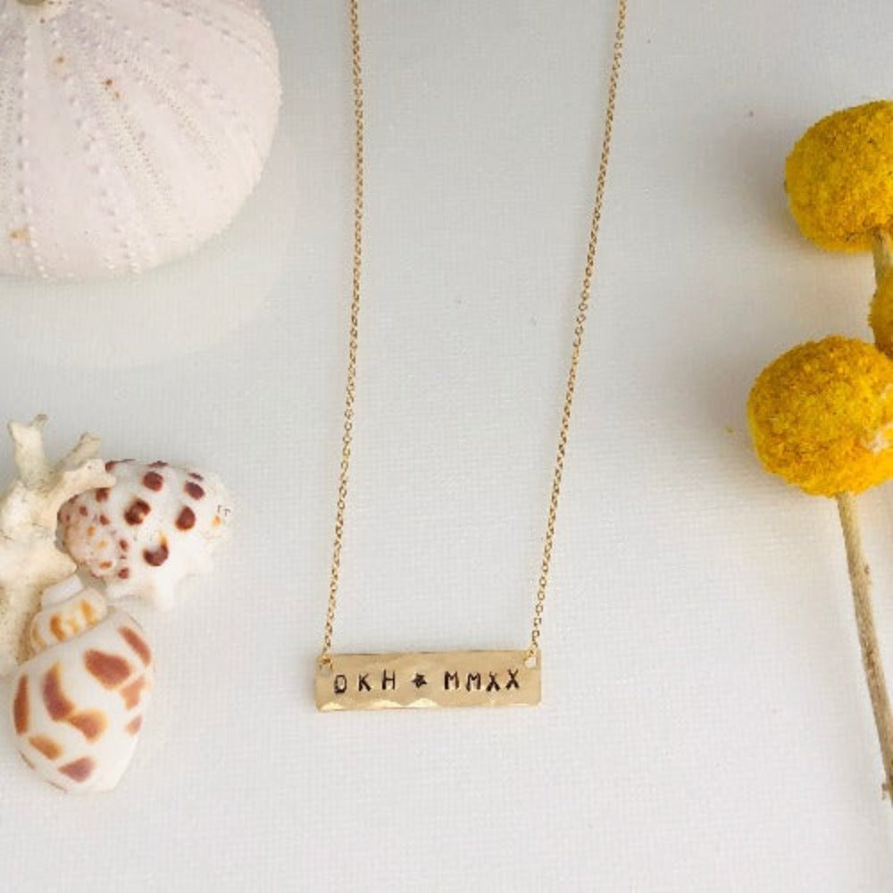 Graduate Bar Necklace