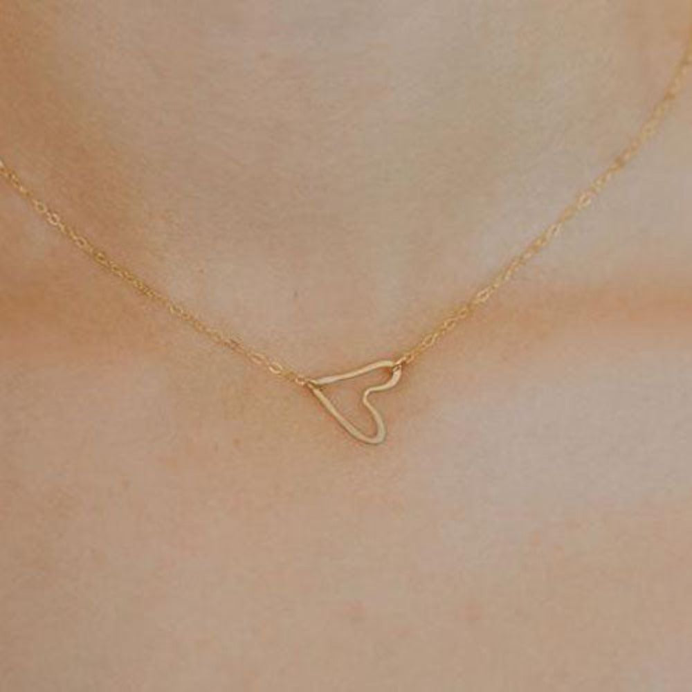 Lucy Open Heart Necklace