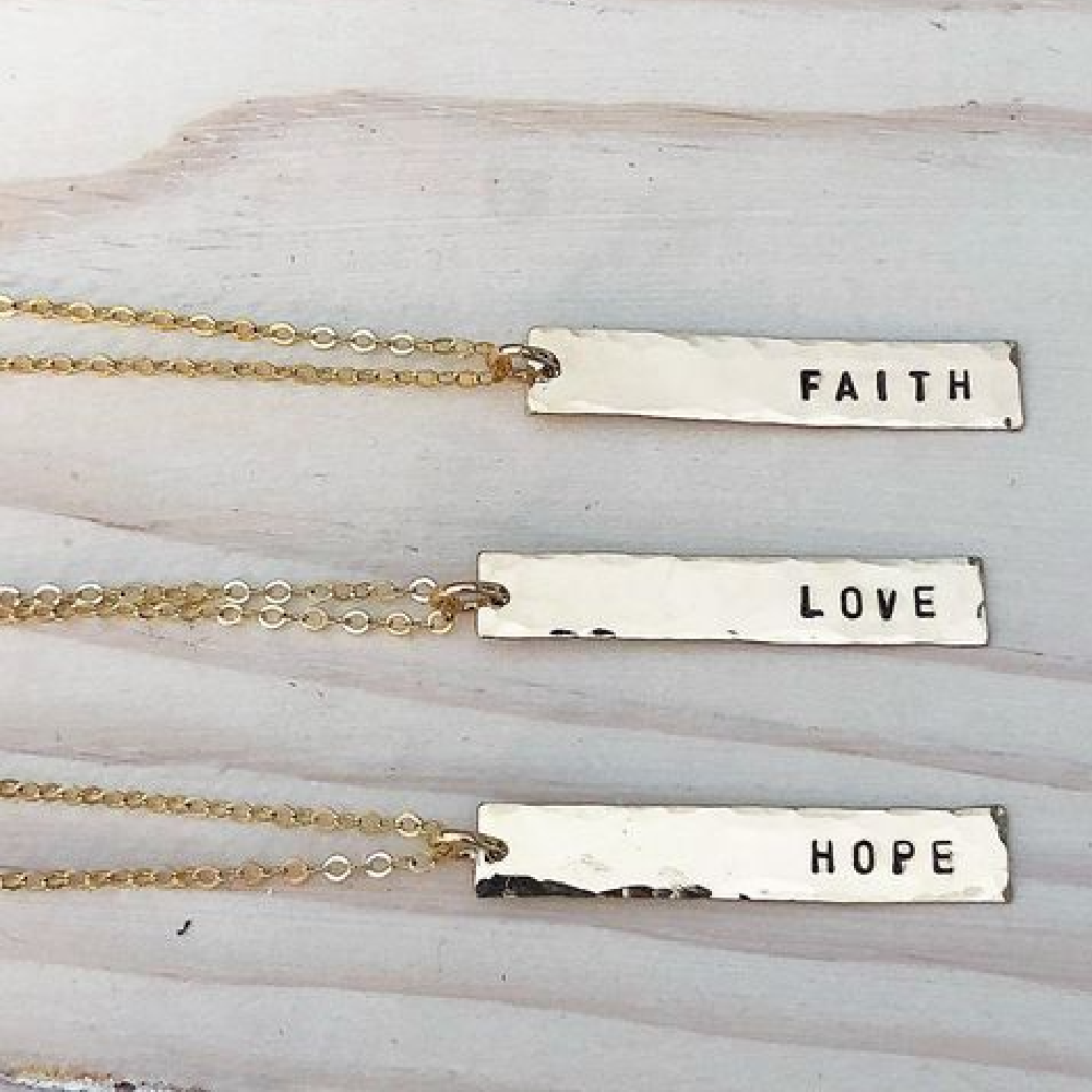 Kim Personalized Bar Necklace