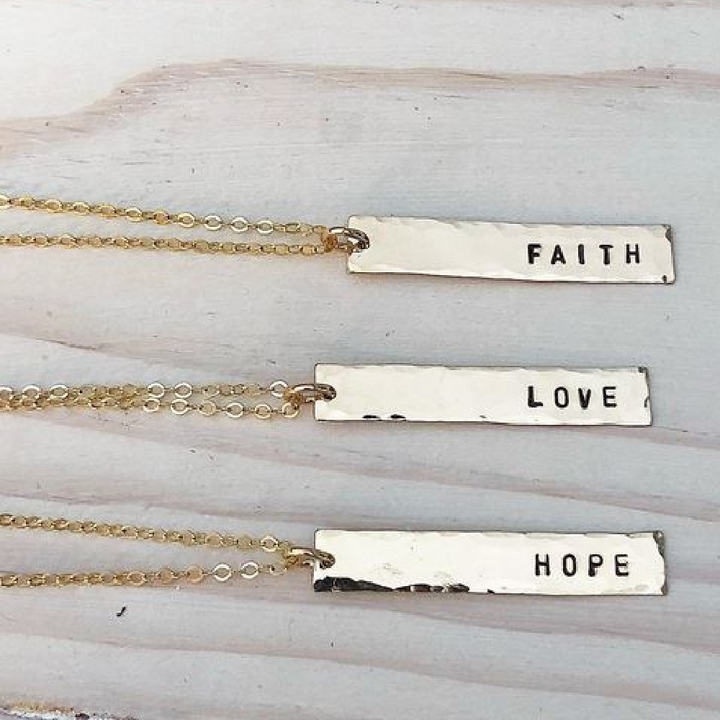 Kim Personalized Bar Necklace