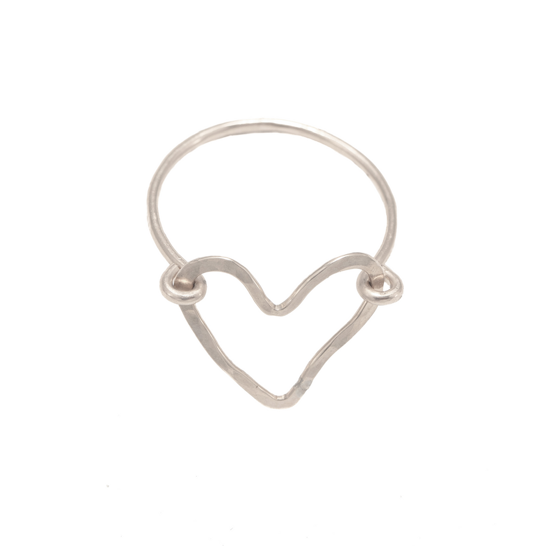 Lucy Open Heart Ring