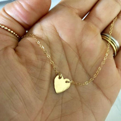 Hannah Linked Heart Necklace