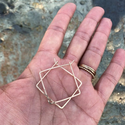 Square Hoop Earrings