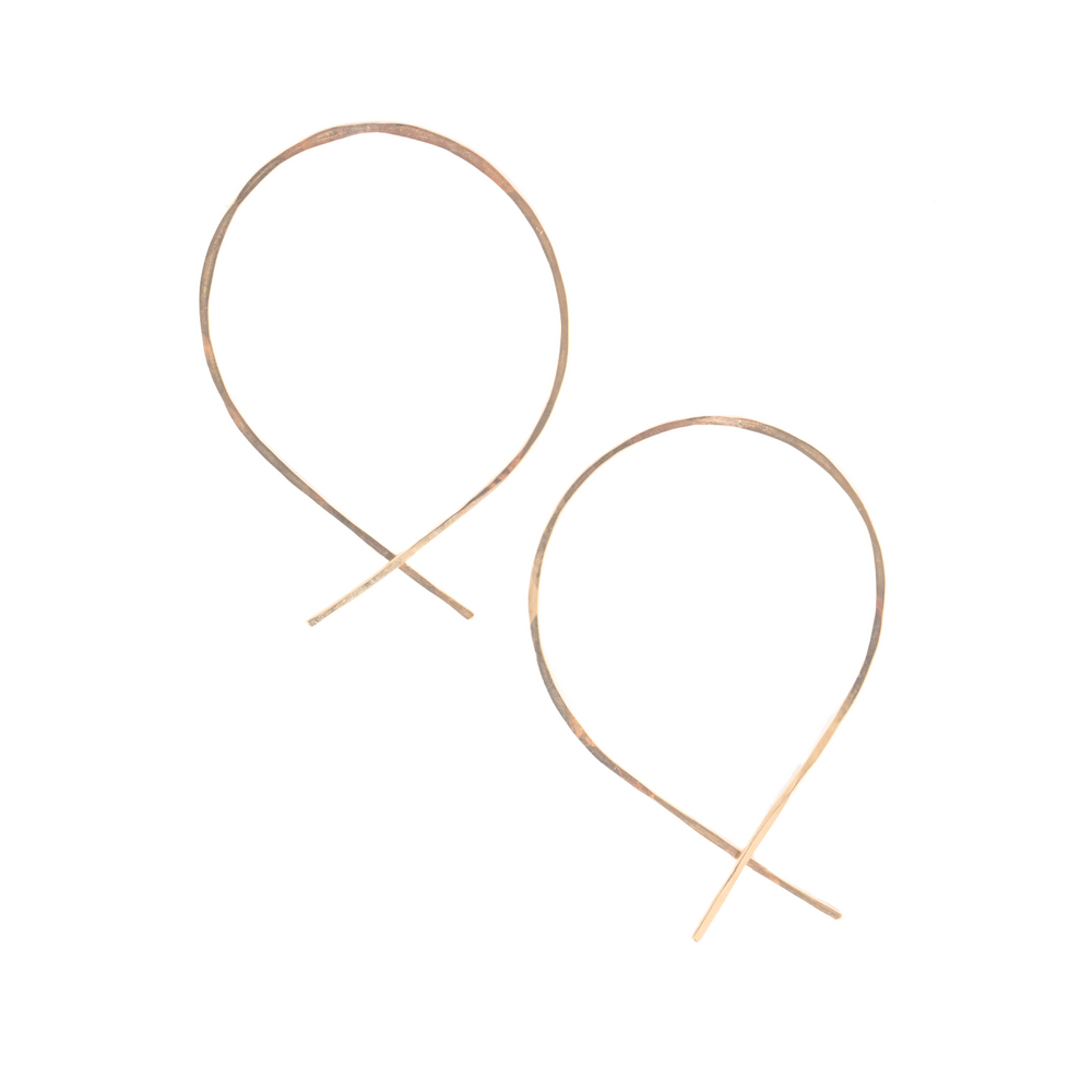 Teressa Lane Jewelry delicate gold threader earrings for women with minimalist design